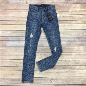 LUCKY BRAND 25 Bridgette Skinny Ankle Jeans Blue
